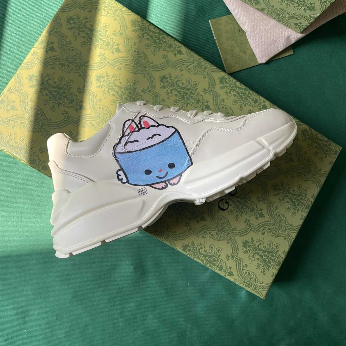 Gucci Rhyton Sneaker With Animal Print(upon uk size) - FashionPlug