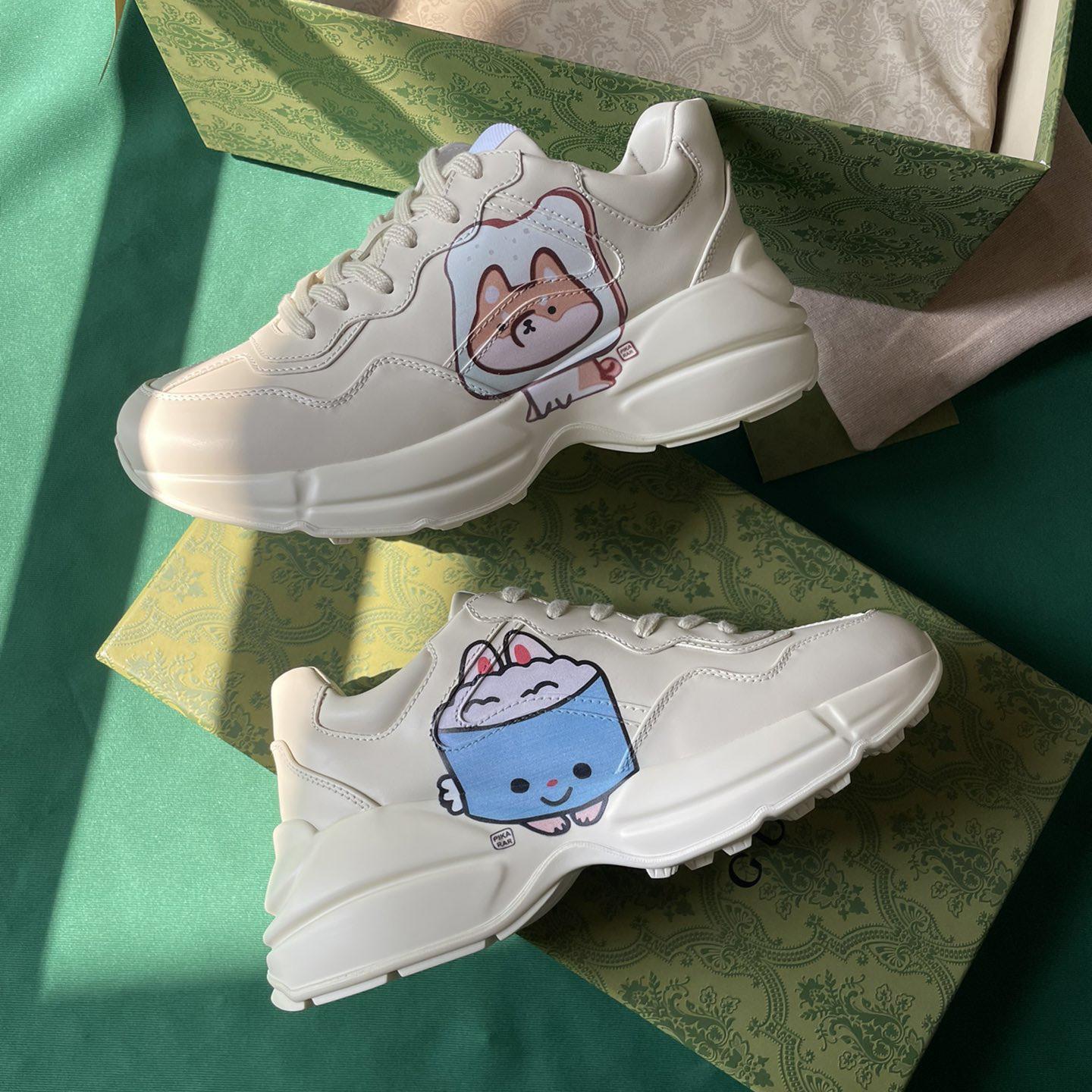 Gucci Rhyton Sneaker With Animal Print(upon uk size) - FashionPlug