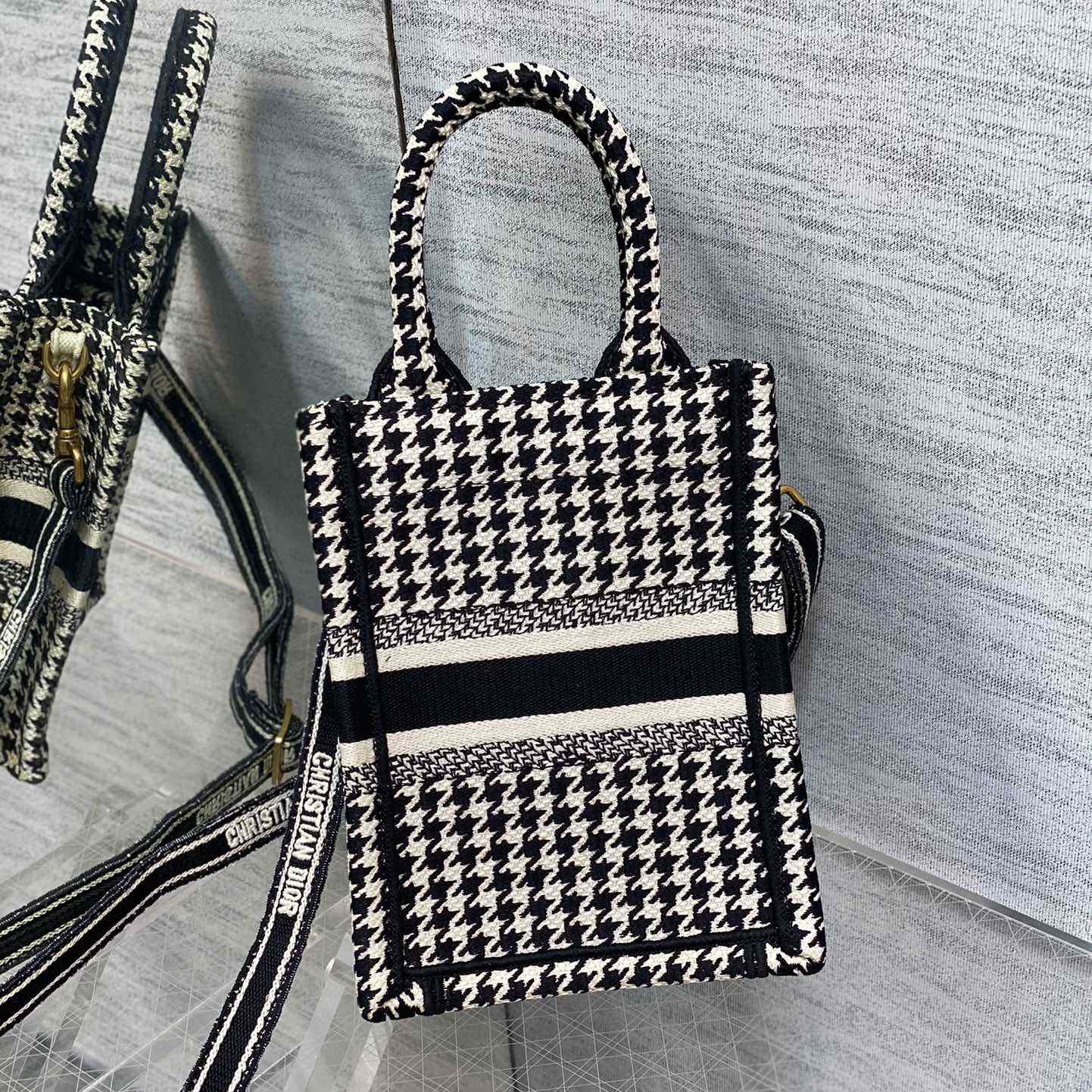 Dior Mini Dior Book Tote Phone Bag - FashionPlug