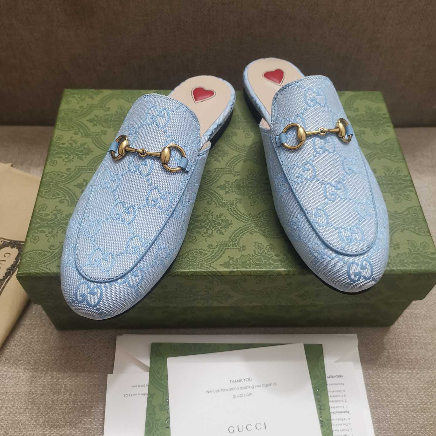 Gucci Women's Princetown GG slipper - FashionPlug