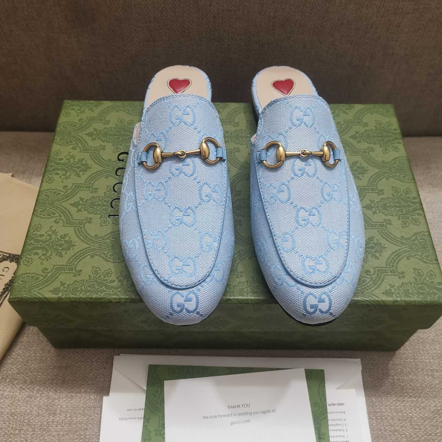 Gucci Women's Princetown GG slipper - FashionPlug