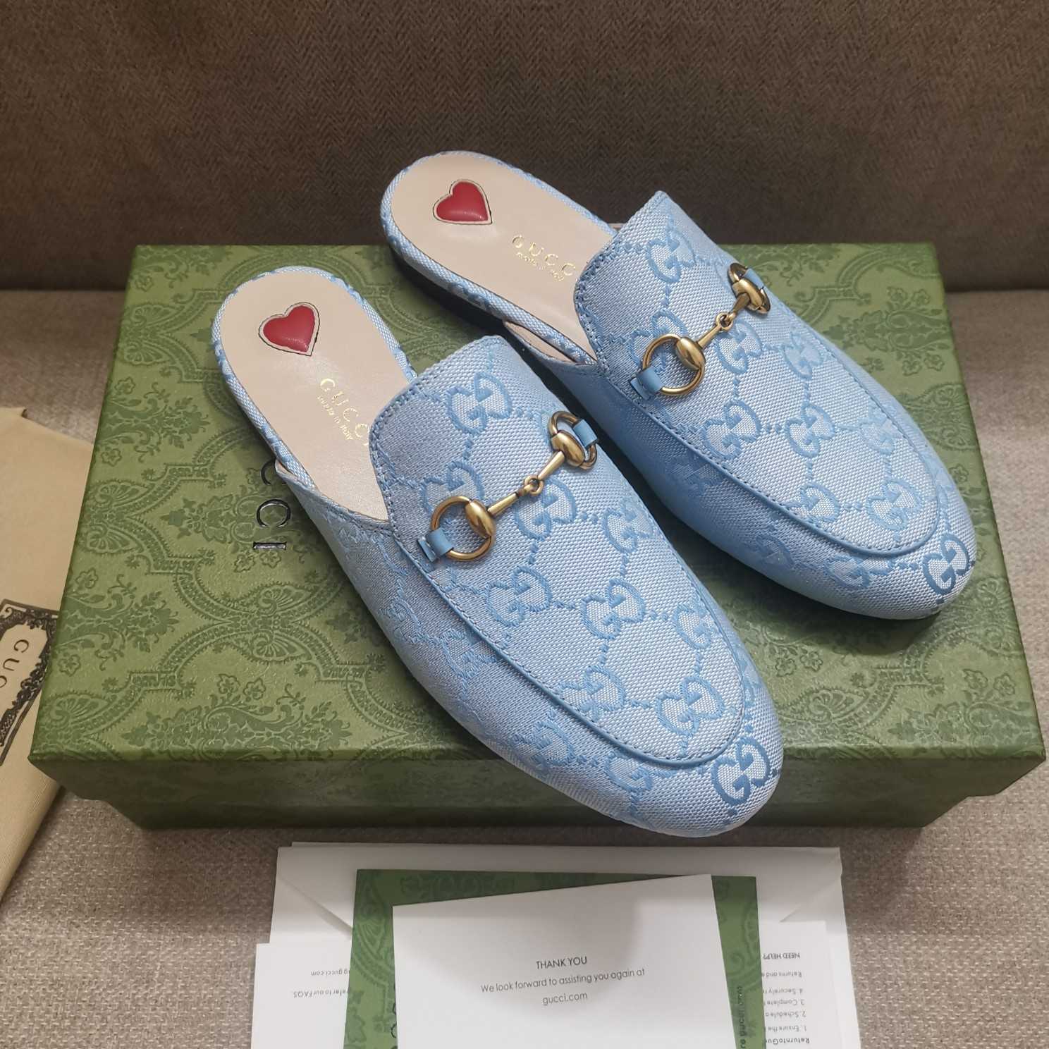 Gucci Women's Princetown GG slipper - FashionPlug