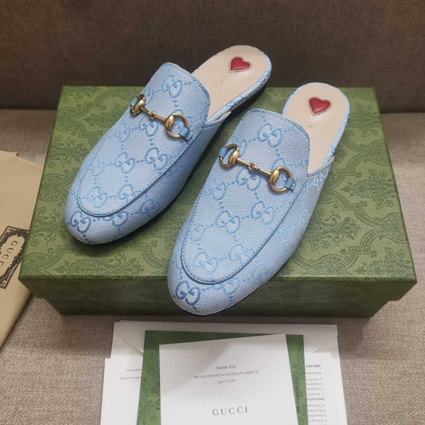 Gucci Women's Princetown GG slipper - FashionPlug