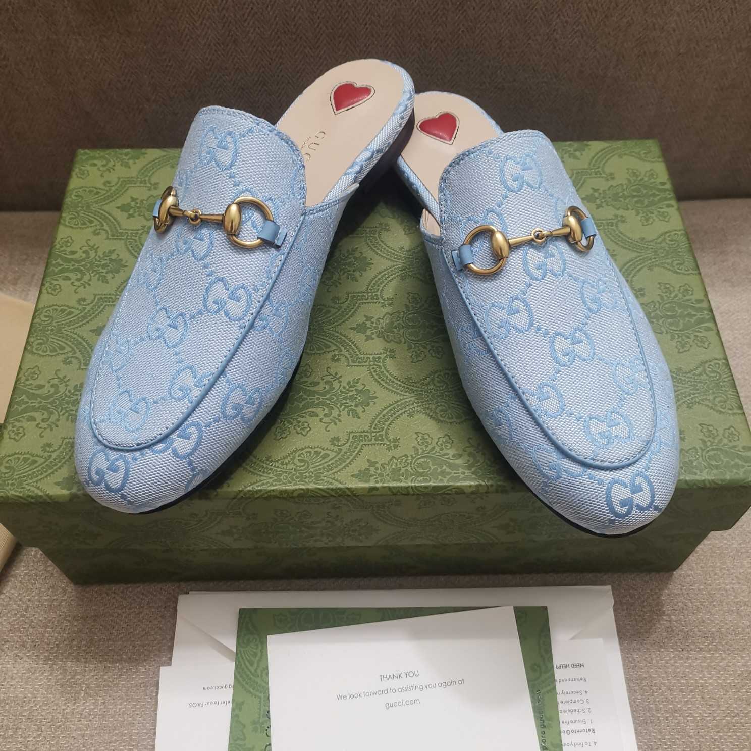Gucci Women's Princetown GG slipper - FashionPlug