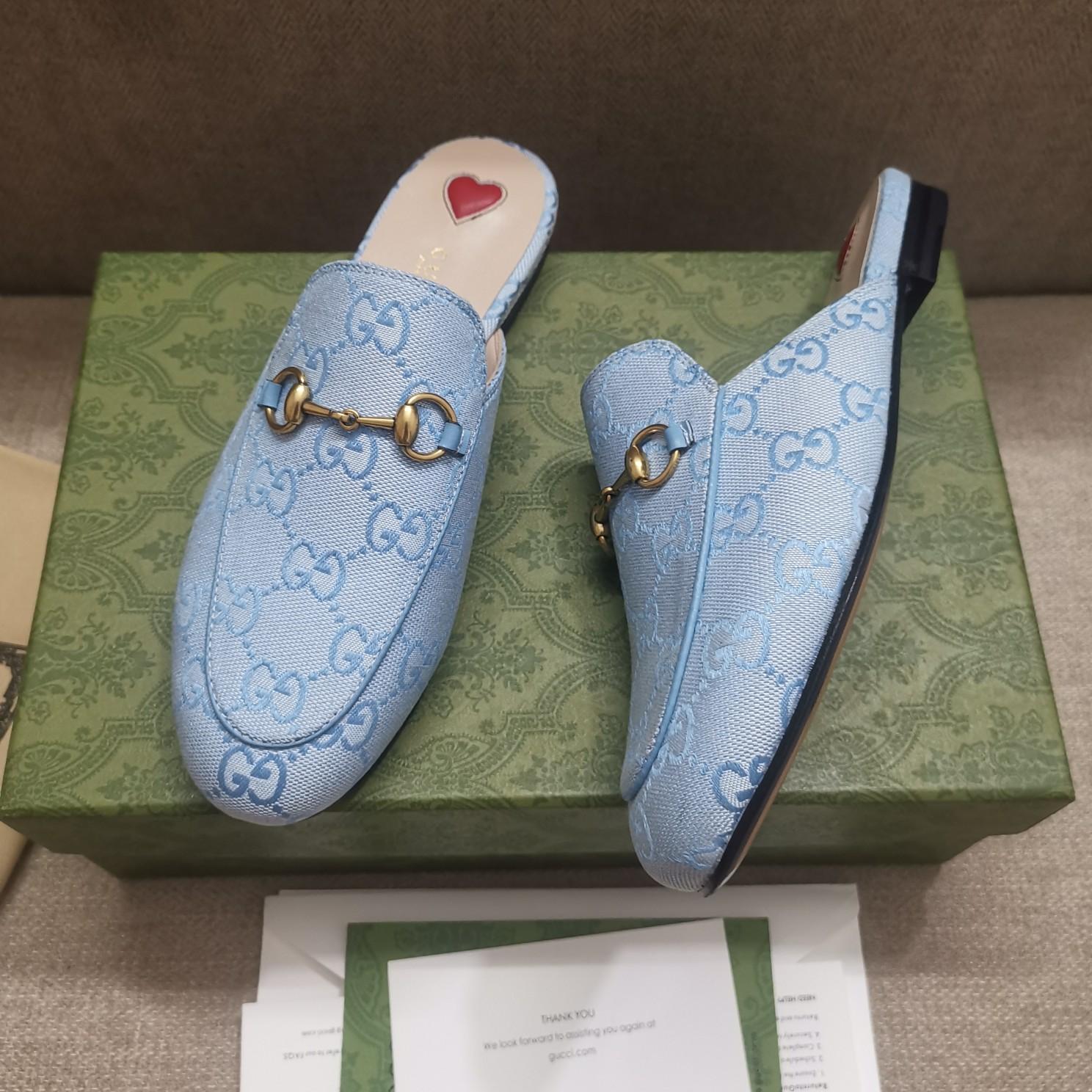 Gucci Women's Princetown GG slipper - FashionPlug