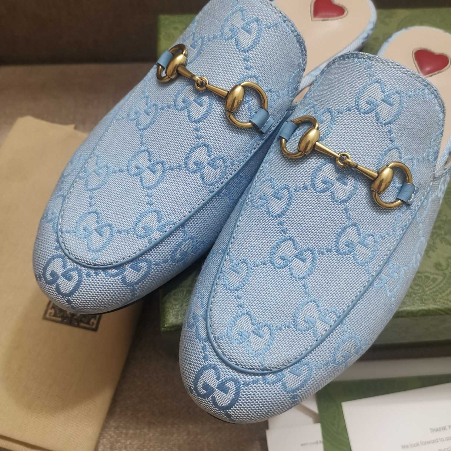 Gucci Women's Princetown GG slipper - FashionPlug
