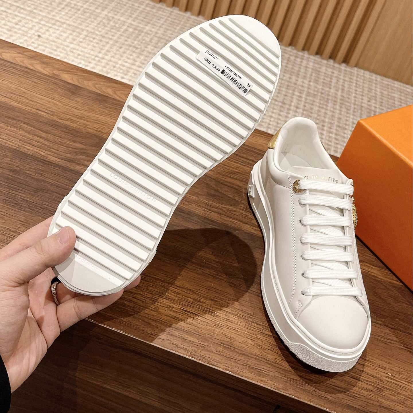 Louis Vuitton Time Out Sneaker (upon uk size)     - FashionPlug