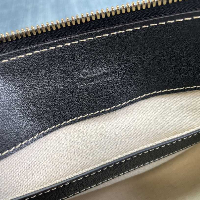 Chloe Edith Beige Black Mini In Shoulder Bags(26.5-16-11cm) - FashionPlug