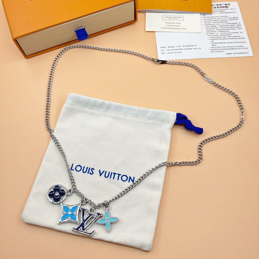 Louis Vuitton LV Instinct Enamelled Necklace    M00917 - FashionPlug