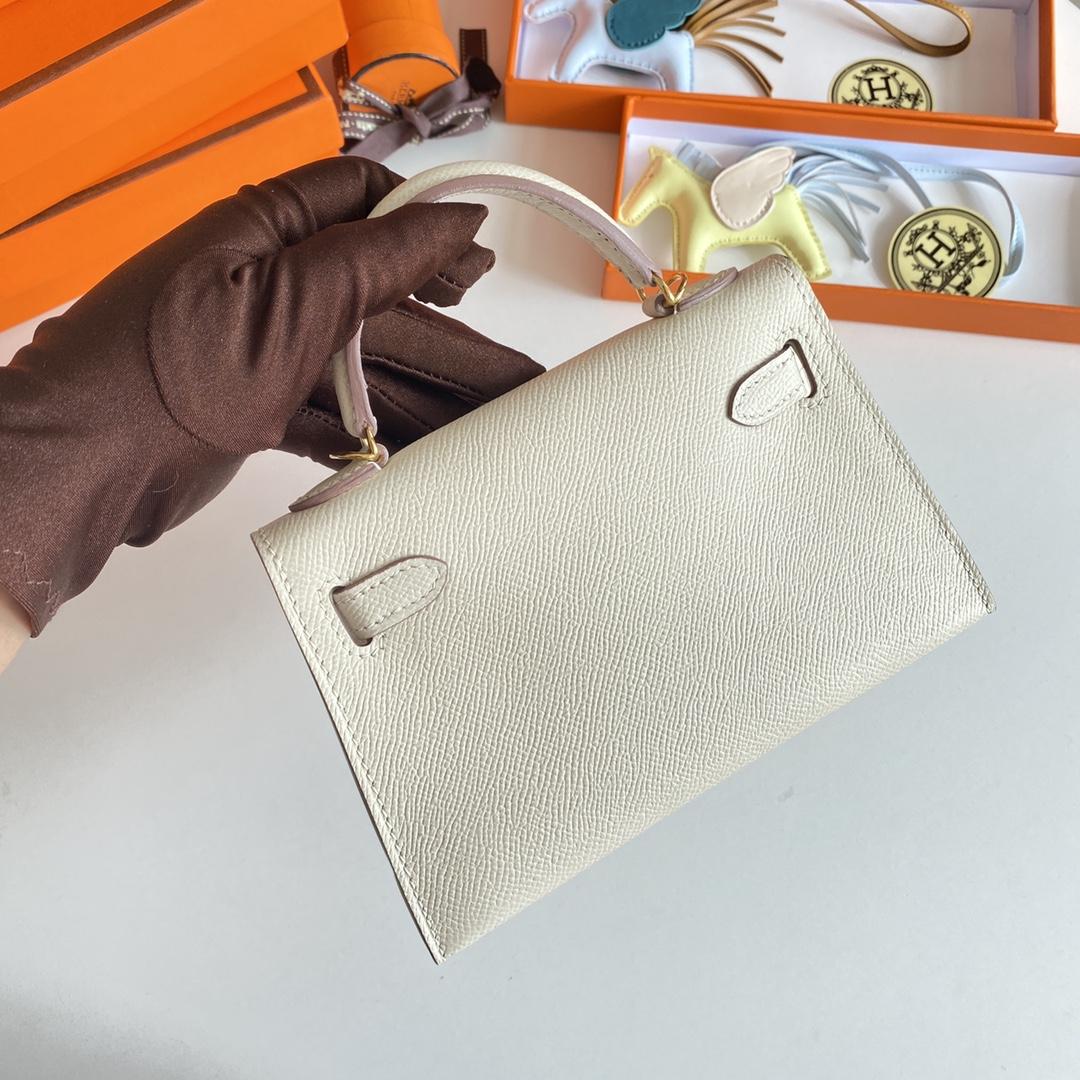 Hermes Kelly Mini Women Handbag(19-13-6cm ) - FashionPlug