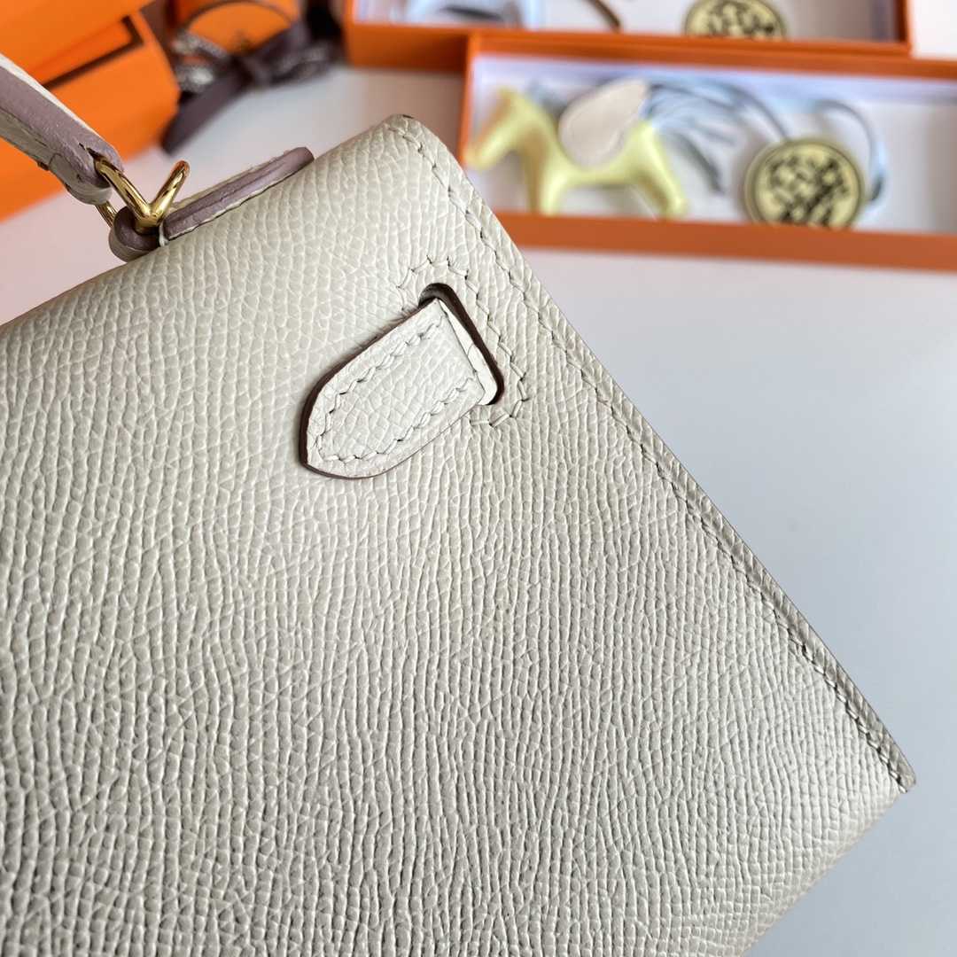 Hermes Kelly Mini Women Handbag(19-13-6cm ) - FashionPlug