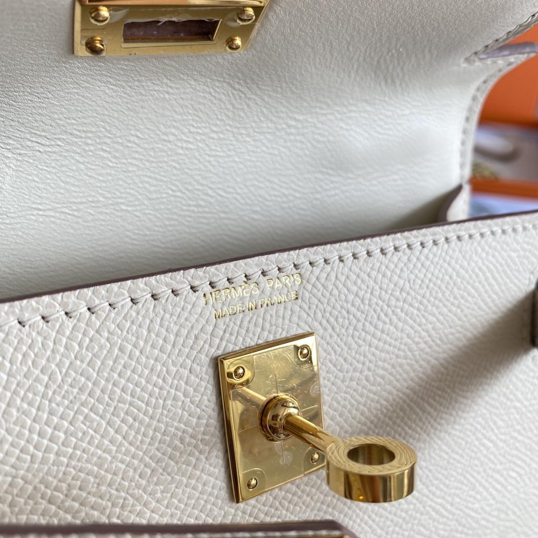Hermes Kelly Mini Women Handbag(19-13-6cm ) - FashionPlug