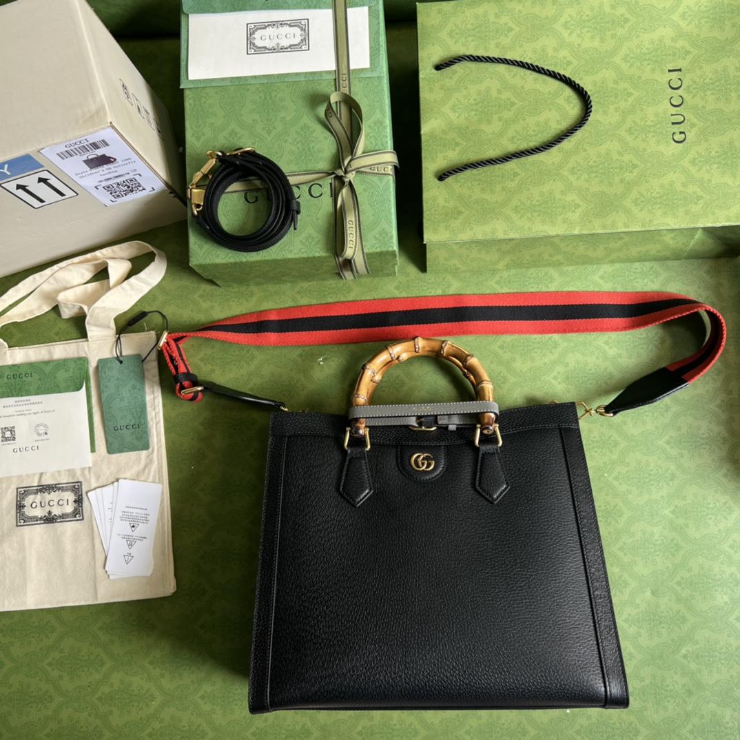 Gucci Diana Medium Tote Bag(35-30-14cm) - FashionPlug