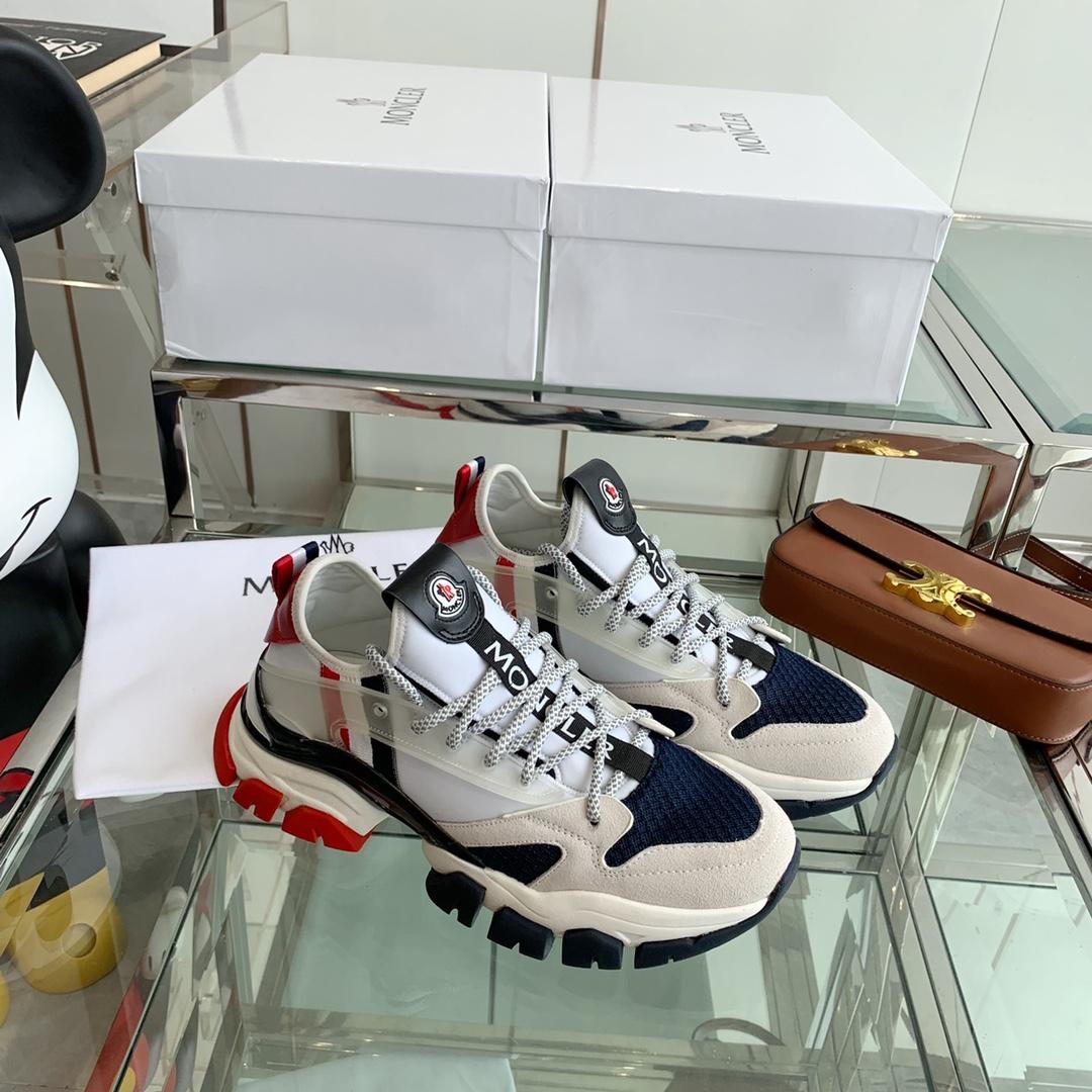 Moncler Trevor Chunky Nylon Trainer Sneakers - FashionPlug