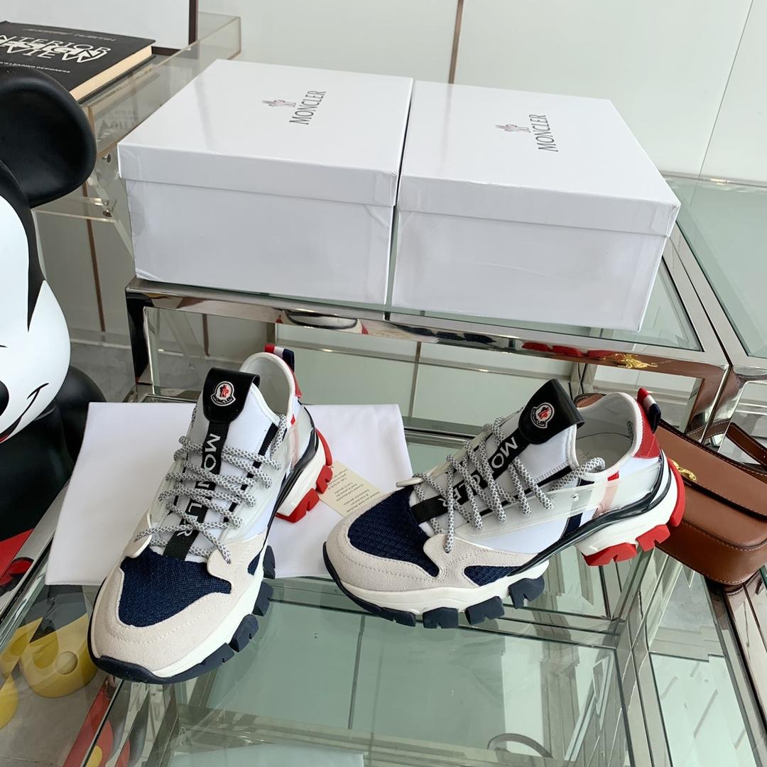Moncler Trevor Chunky Nylon Trainer Sneakers - FashionPlug