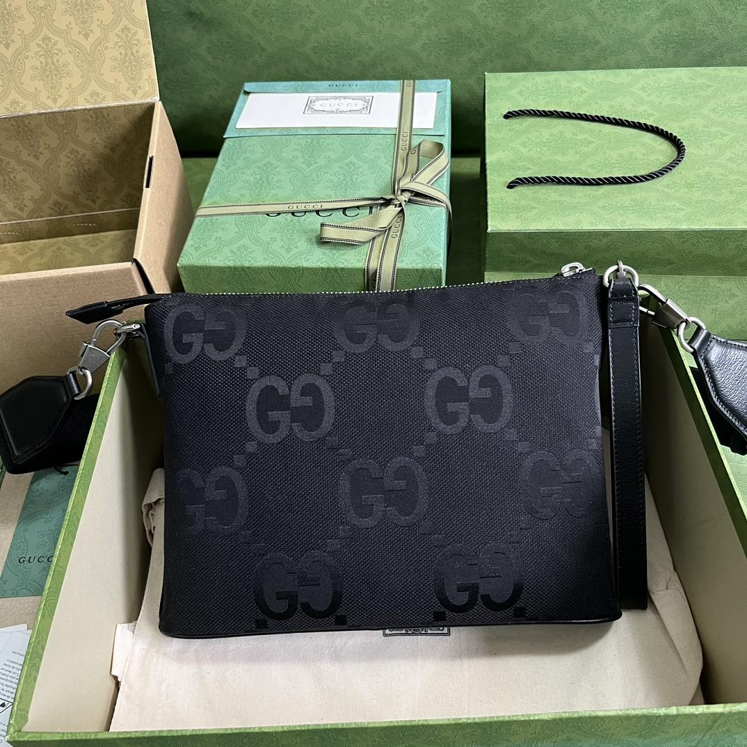 Gucci Jumbo GG Medium Messenger Bag - FashionPlug