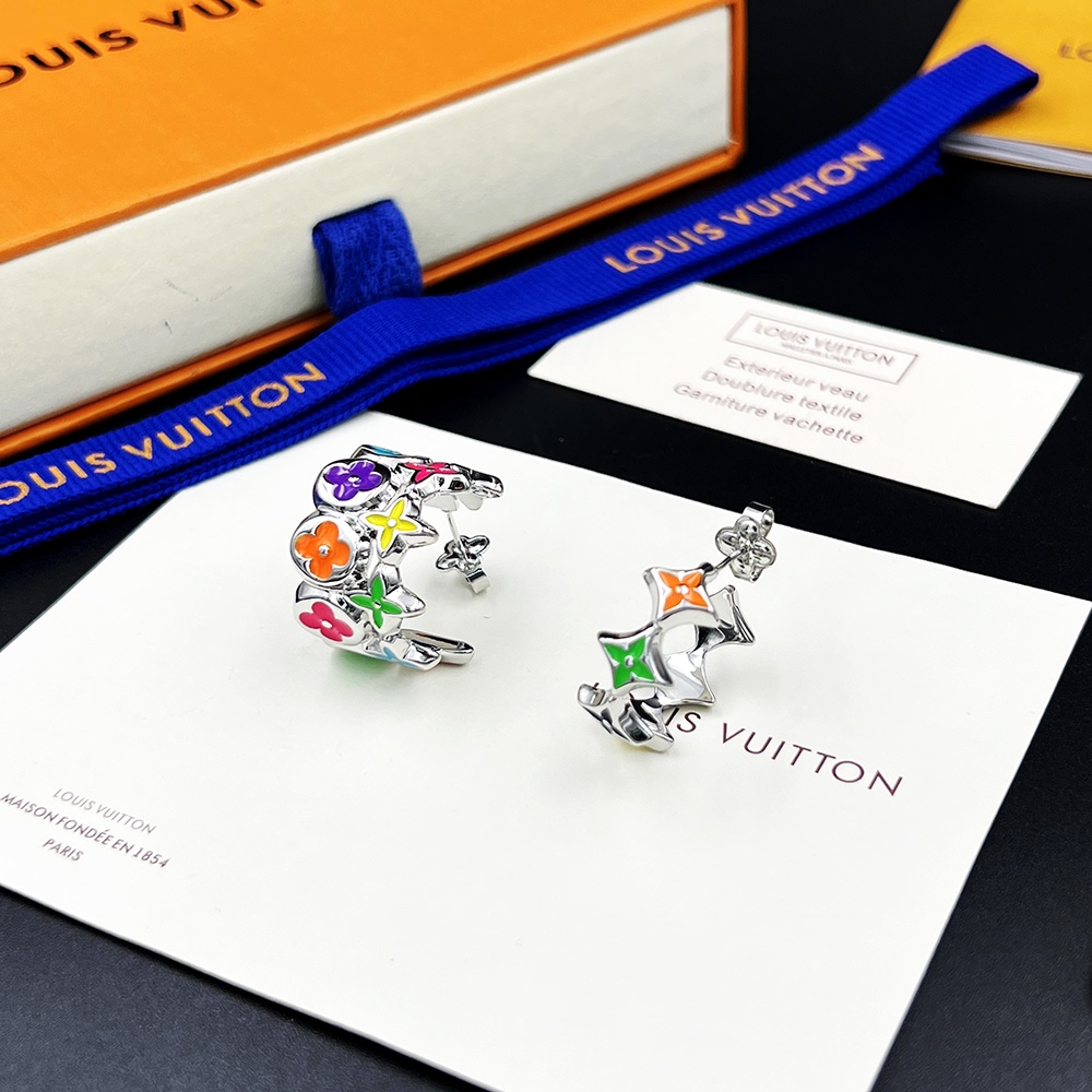 Louis Vuitton MNG Party Earrings   M01039 - FashionPlug