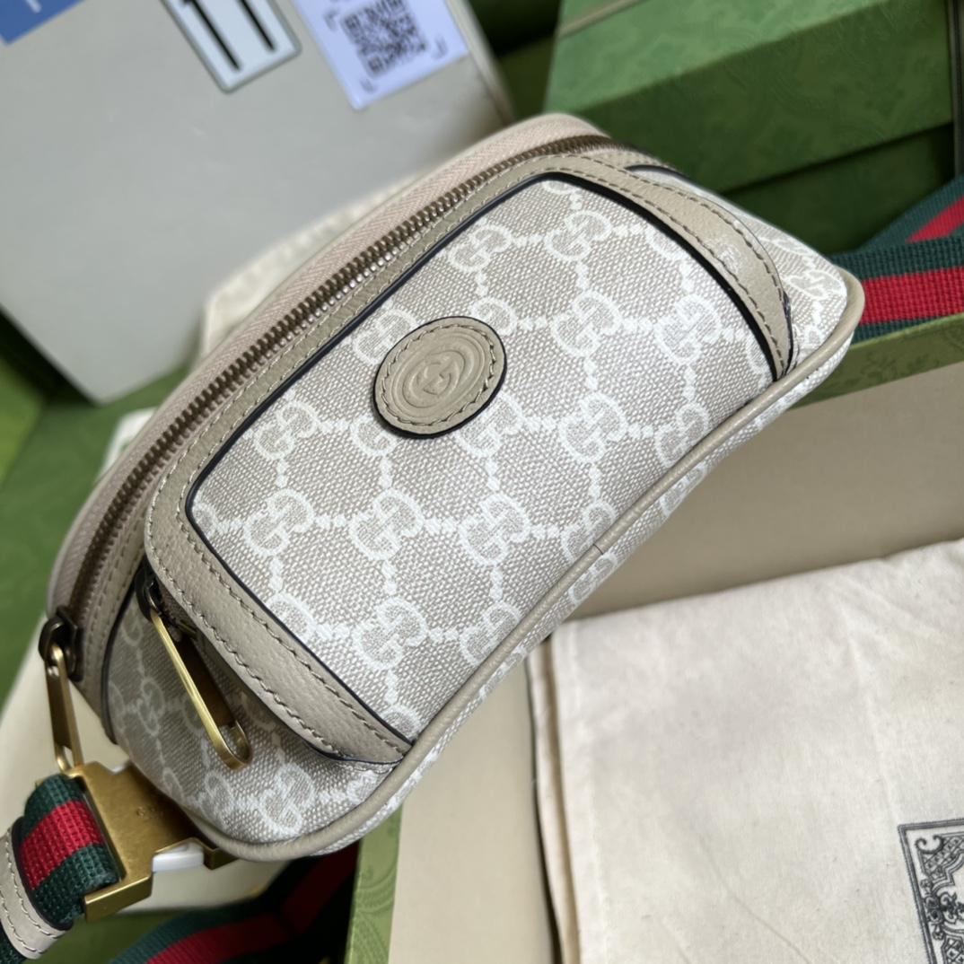 Gucci Belt Bag With Interlocking G(23x 12x 2.5cm) - FashionPlug