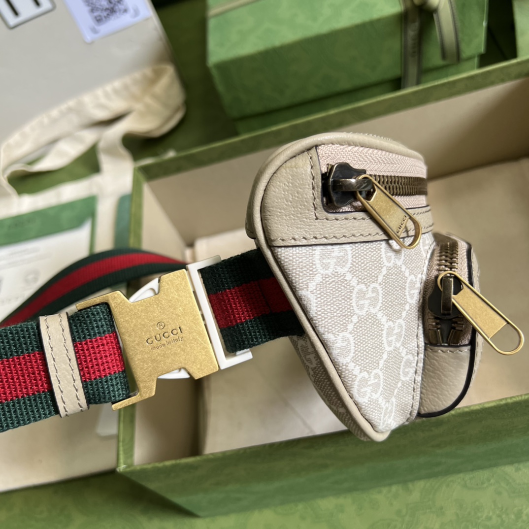 Gucci Belt Bag With Interlocking G(23x 12x 2.5cm) - FashionPlug