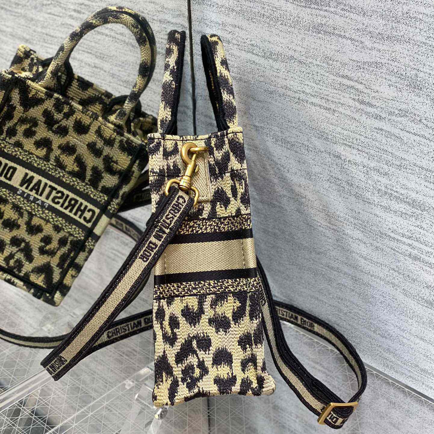 Dior Mini Dior Book Tote Phone Bag - FashionPlug