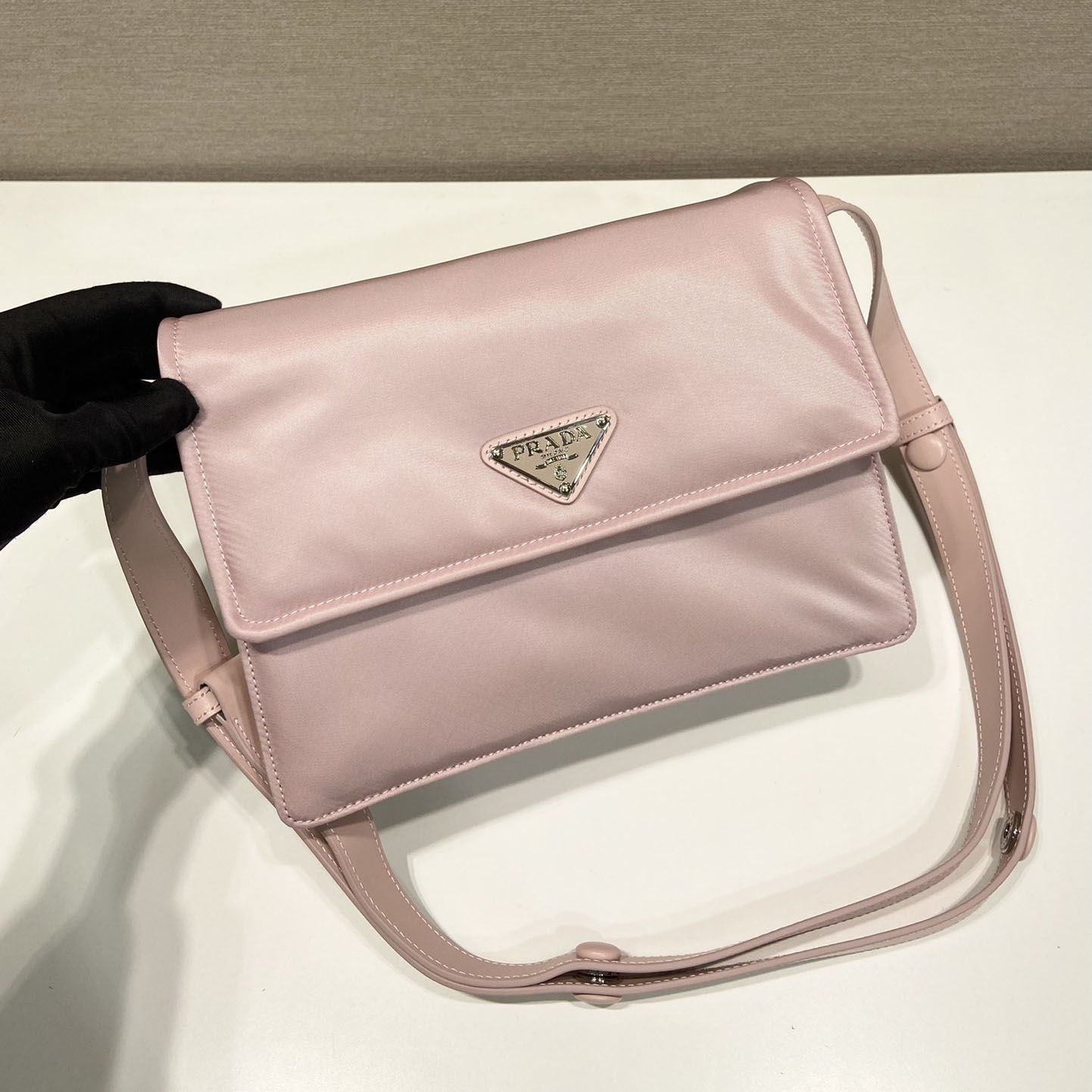 Prada Small Padded Re-Nylon Shoulder Bag - FashionPlug