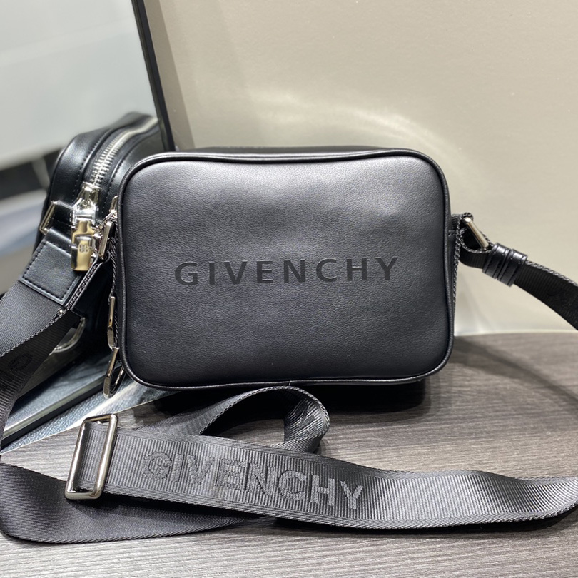 Givenchy Black Camera Messenger Bag (20x14x6cm) - FashionPlug
