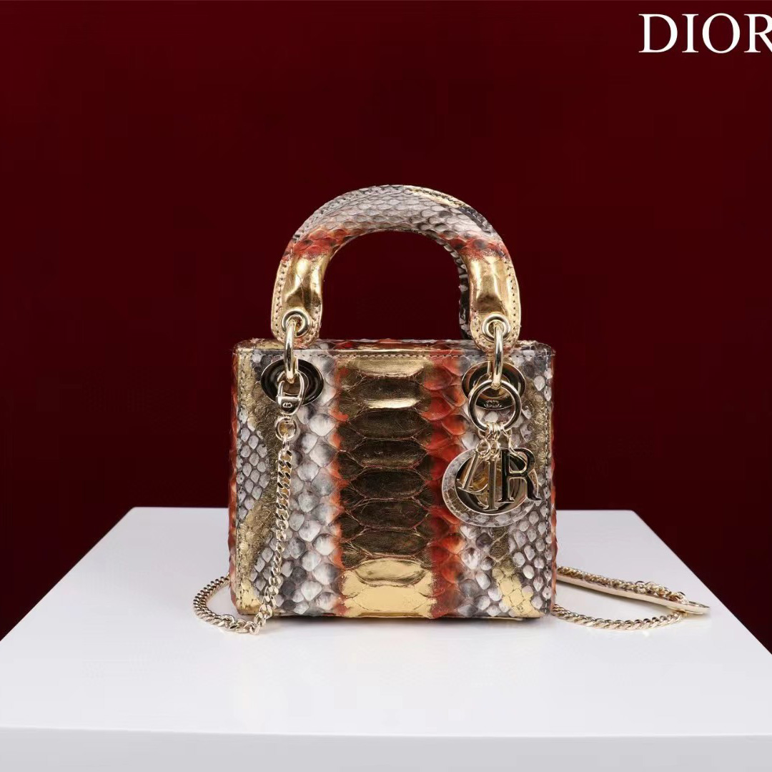 Dior Lady Dior Bag (17-15-7 cm) - FashionPlug
