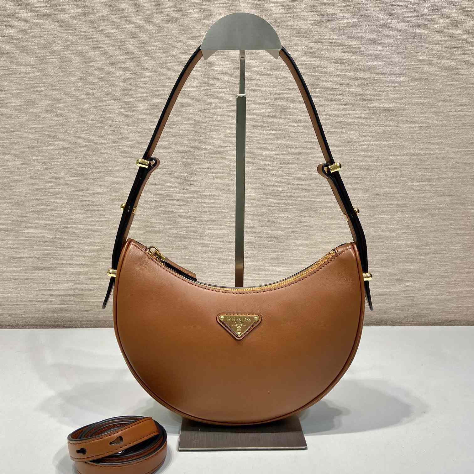 Prada Leather Shoulder Bag - FashionPlug
