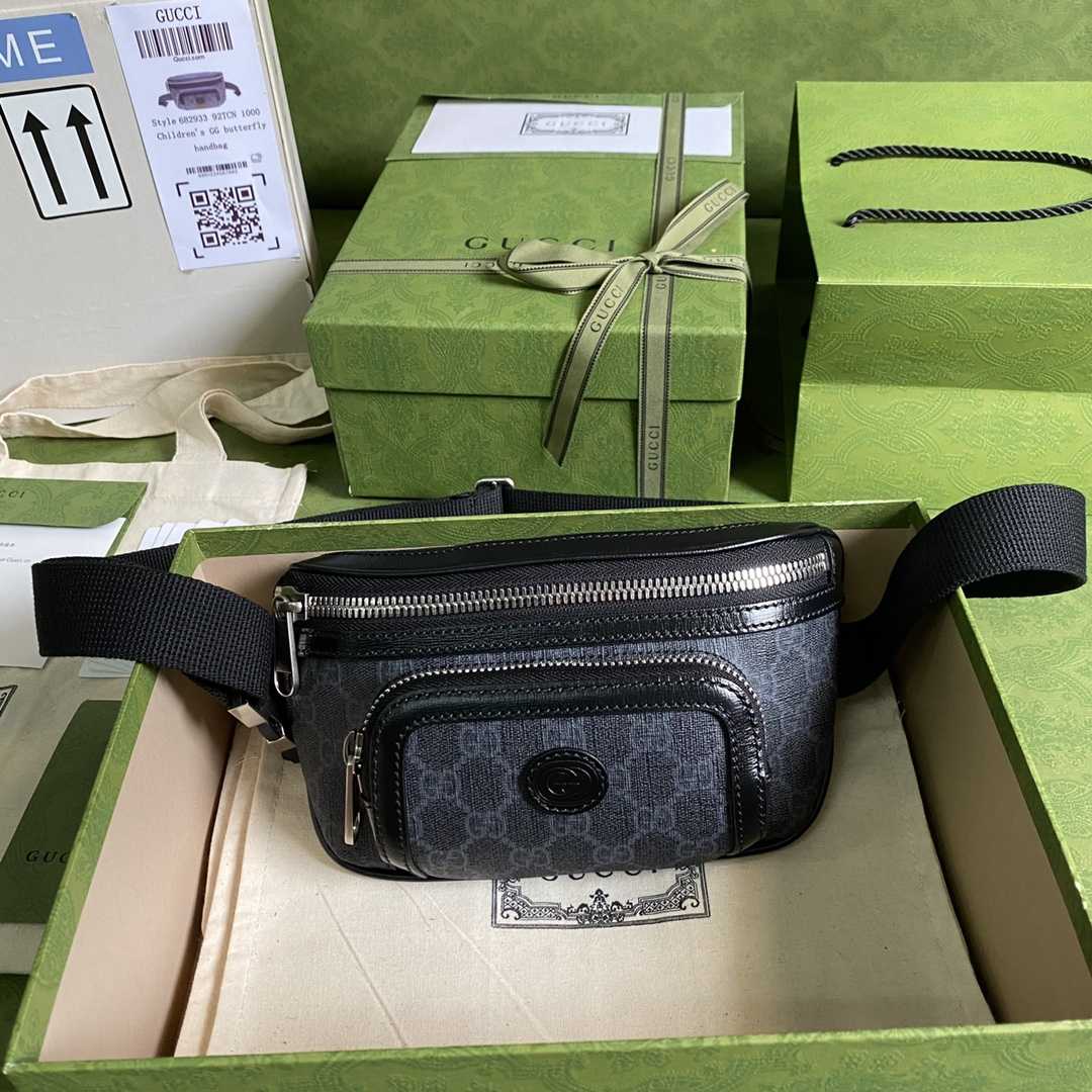 Gucci Belt Bag With Interlocking G(23x 12x 2.5cm) - FashionPlug