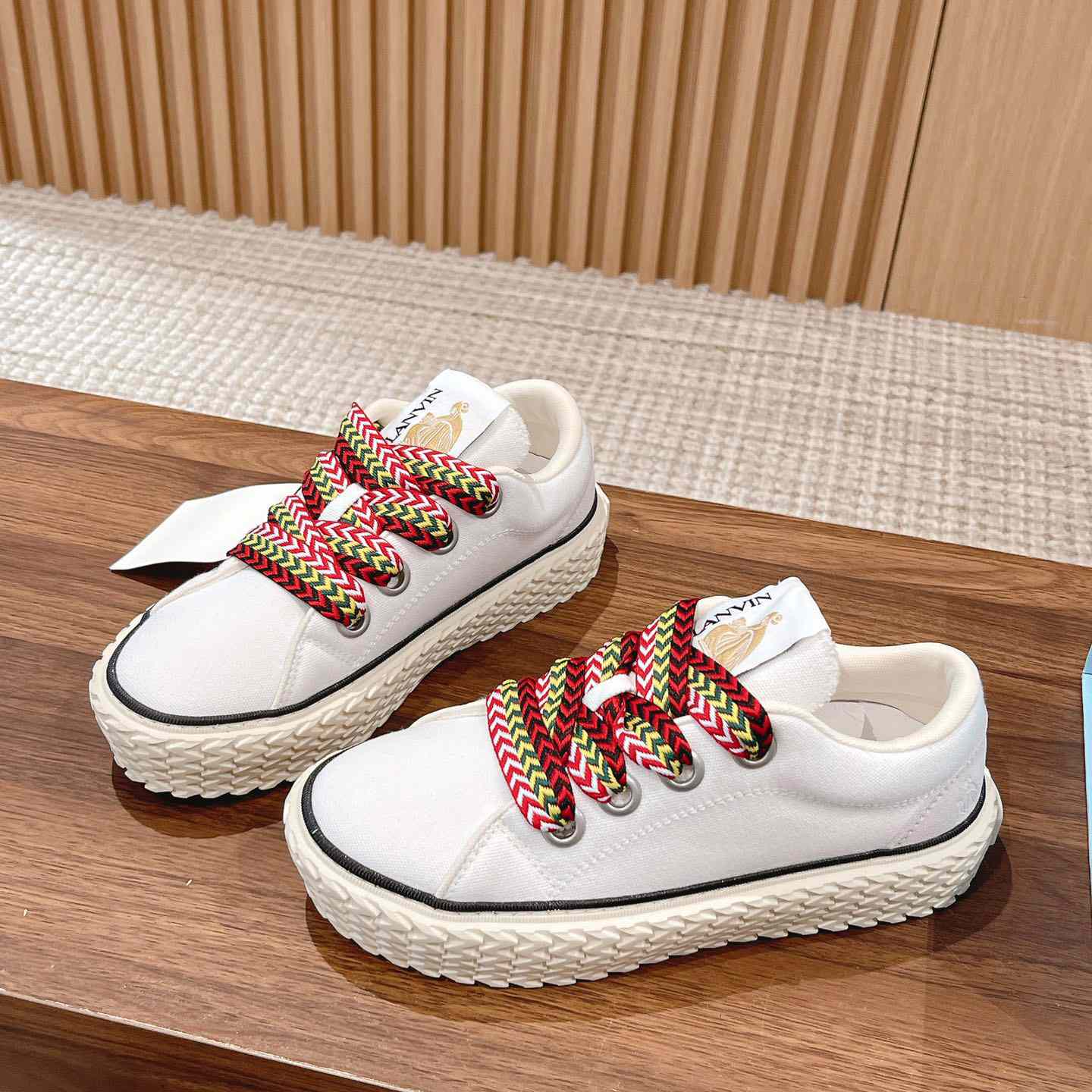 Lanvin Curbies Low-Top Sneakers - FashionPlug