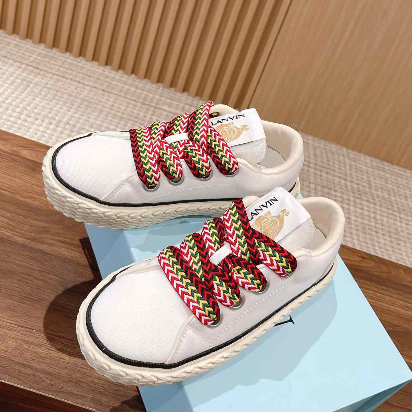 Lanvin Curbies Low-Top Sneakers - FashionPlug
