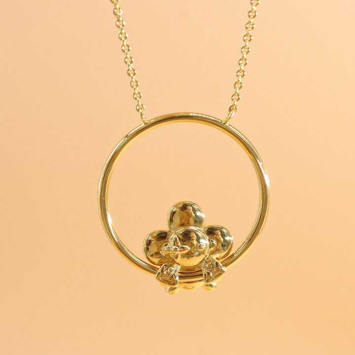 Louis Vuitton Vivienne Swinging  Necklace    M00799 - FashionPlug