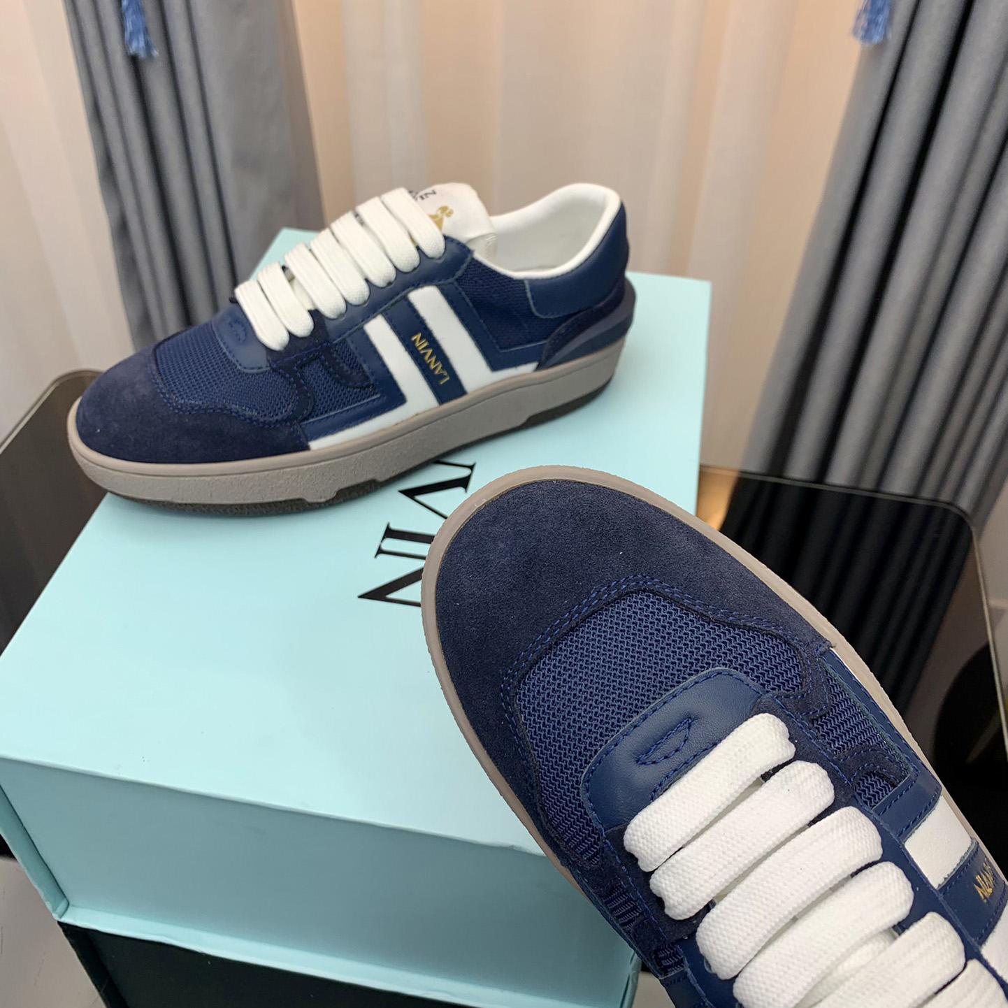 Lanvin Mesh Clay Sneakers - FashionPlug