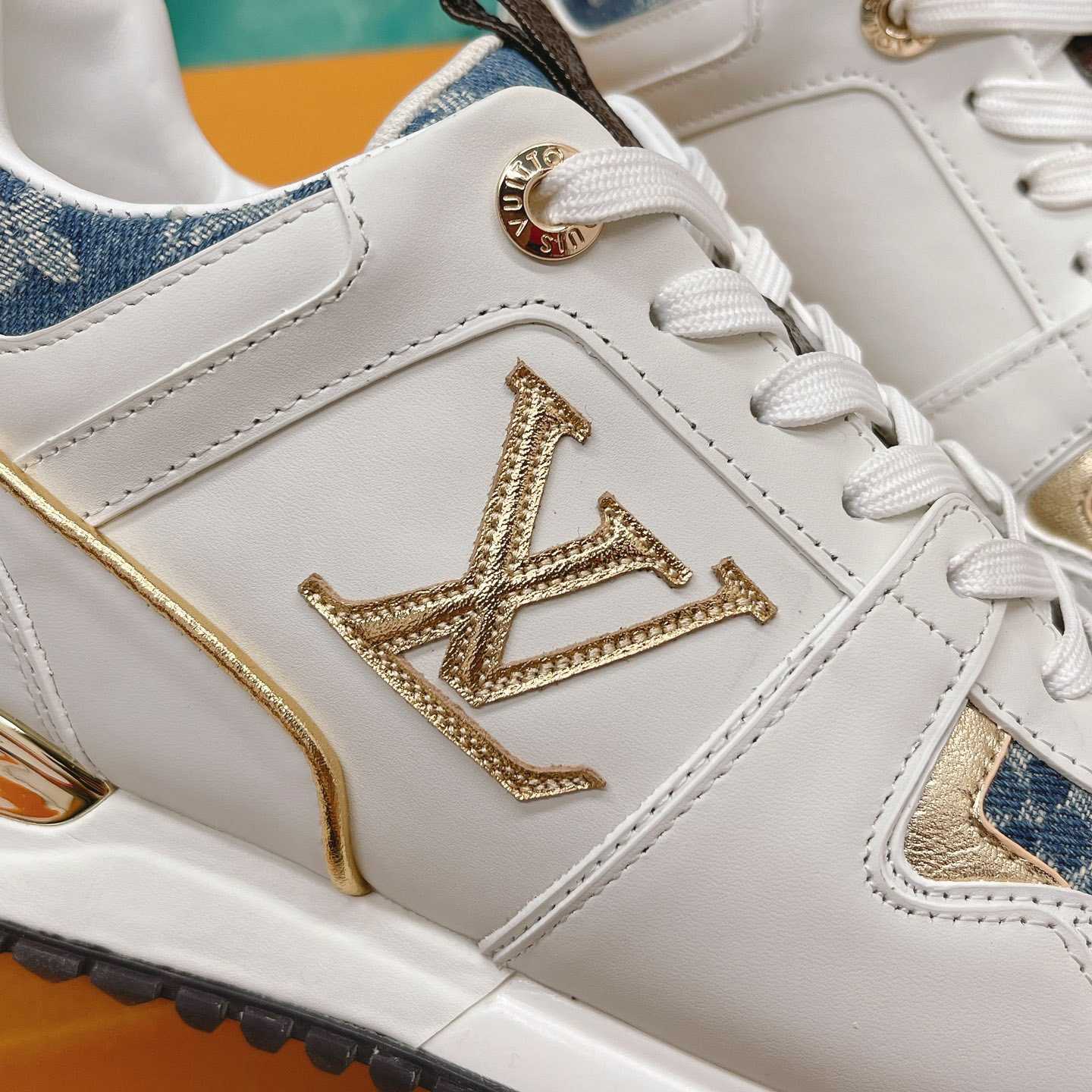 Louis Vuitton Run Away Sneaker   (upon uk size)   - FashionPlug