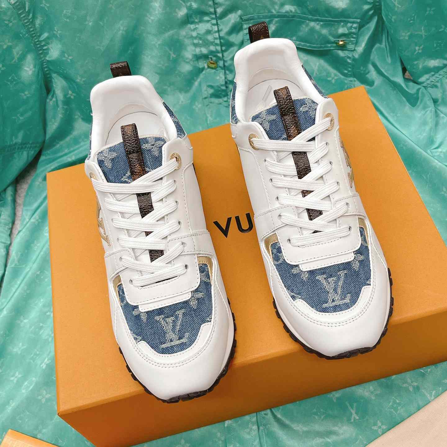 Louis Vuitton Run Away Sneaker   (upon uk size)   - FashionPlug