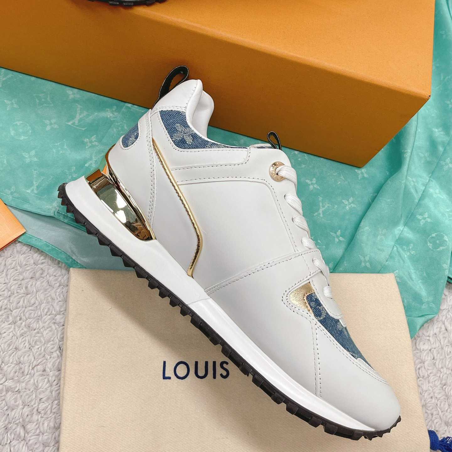 Louis Vuitton Run Away Sneaker   (upon uk size)   - FashionPlug