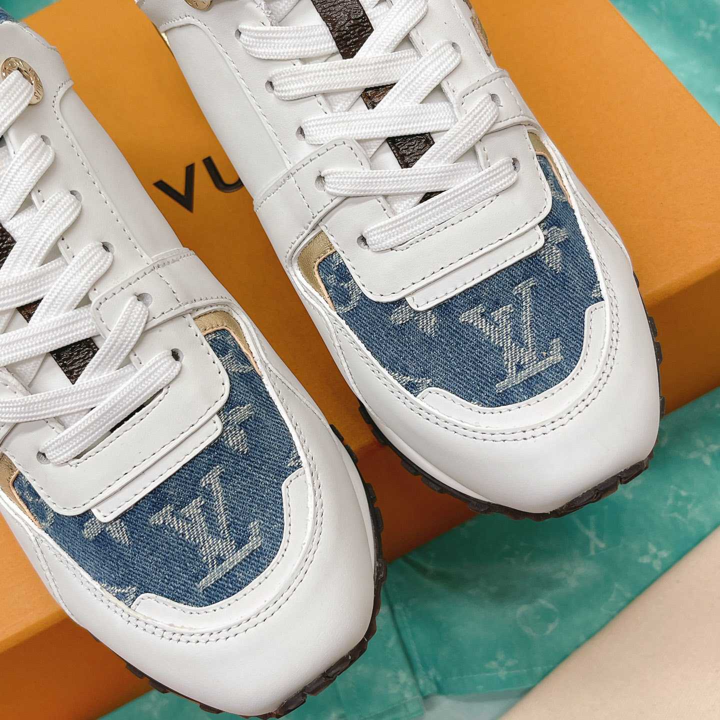 Louis Vuitton Run Away Sneaker   (upon uk size)   - FashionPlug