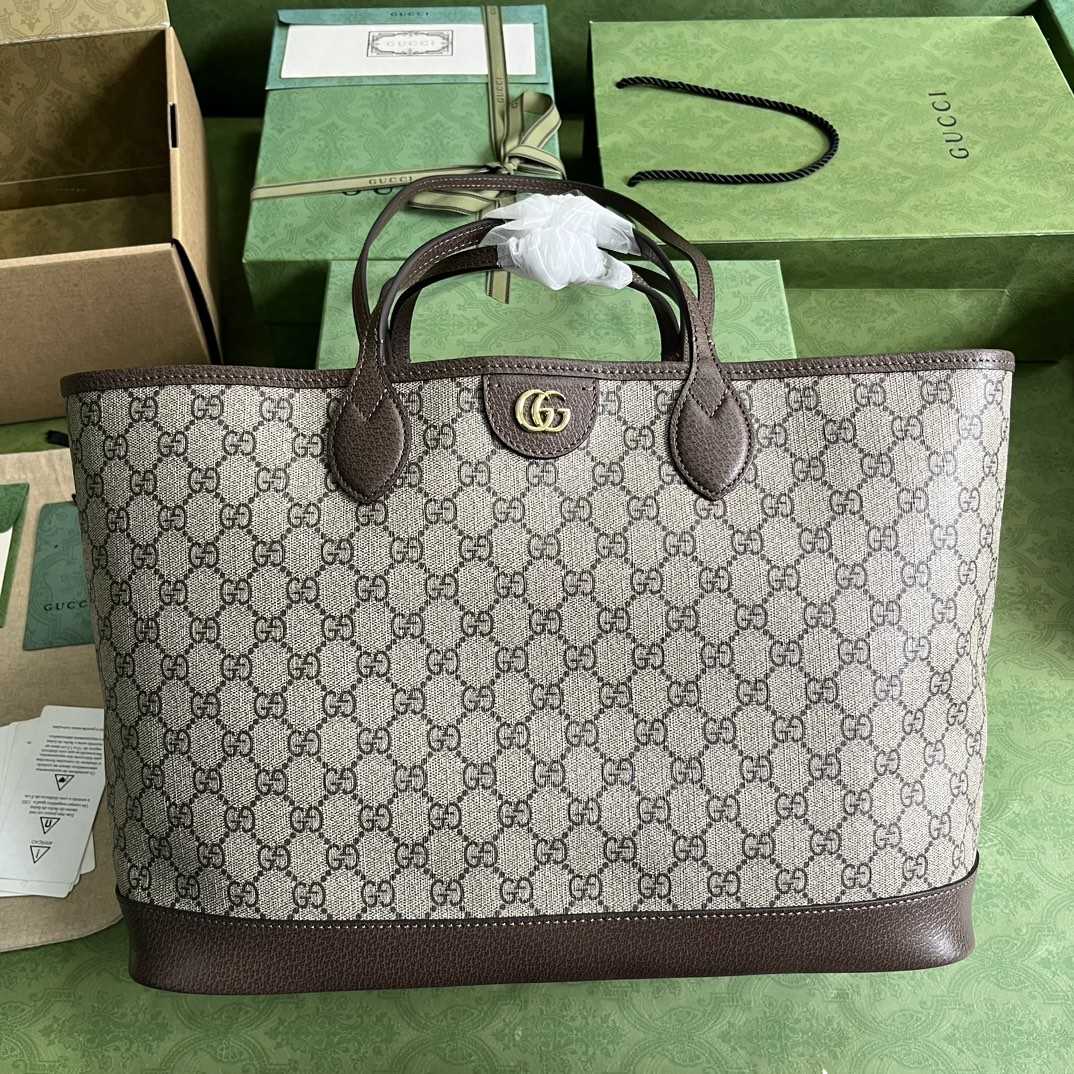 Gucci Ophidia Medium Tote Bag(38.5-28.5-15cm) - FashionPlug