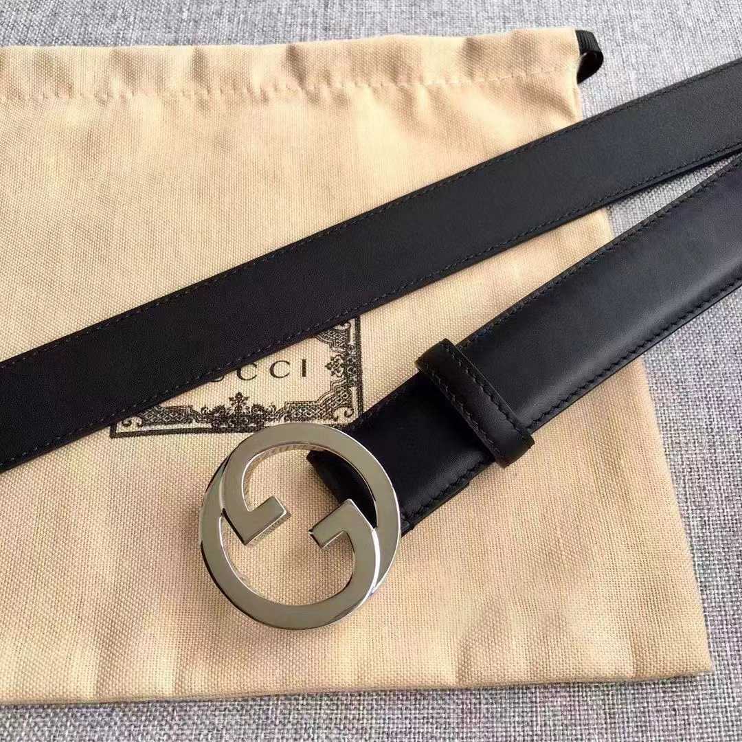 Gucci Leather Belt   30mm - FashionPlug