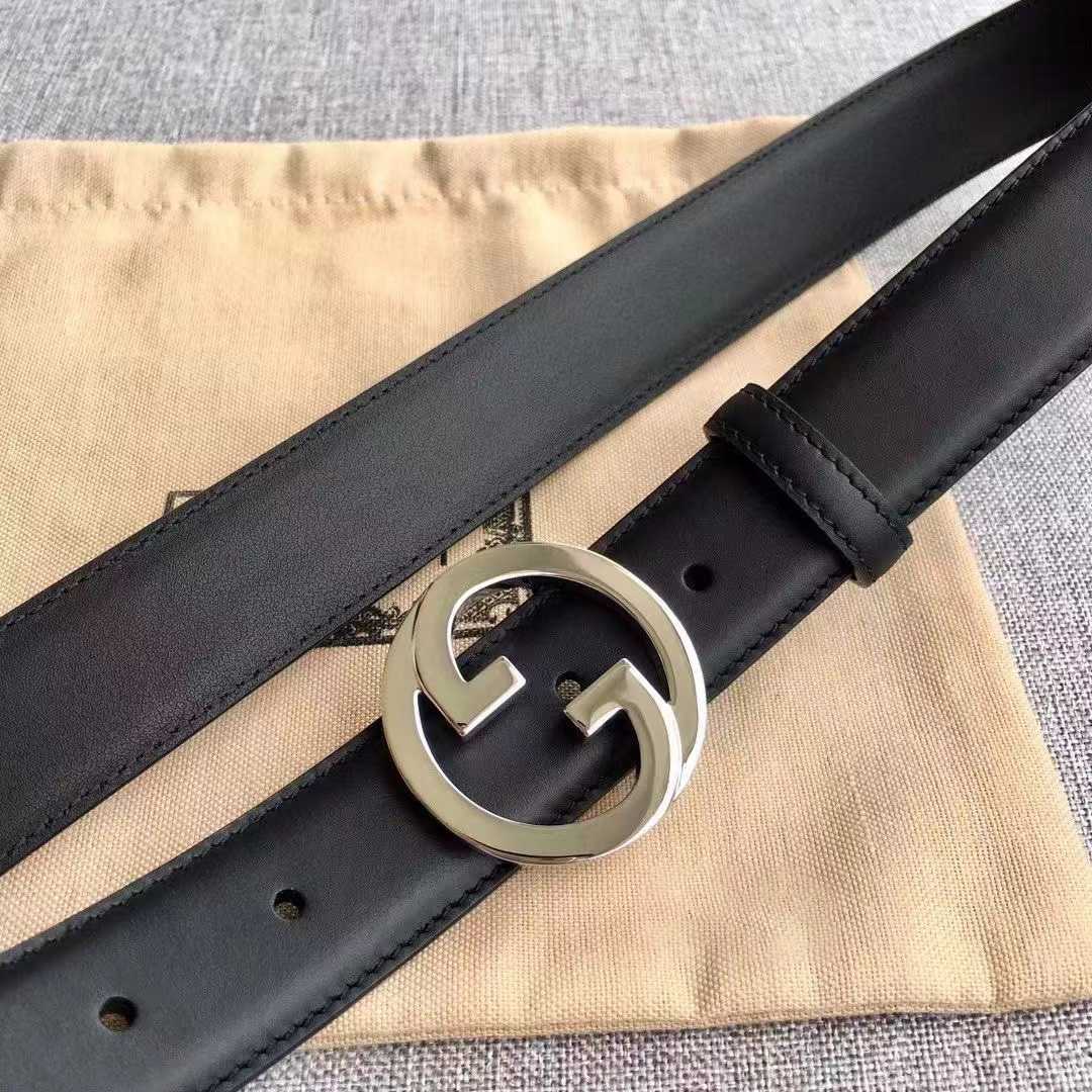 Gucci Leather Belt   30mm - FashionPlug