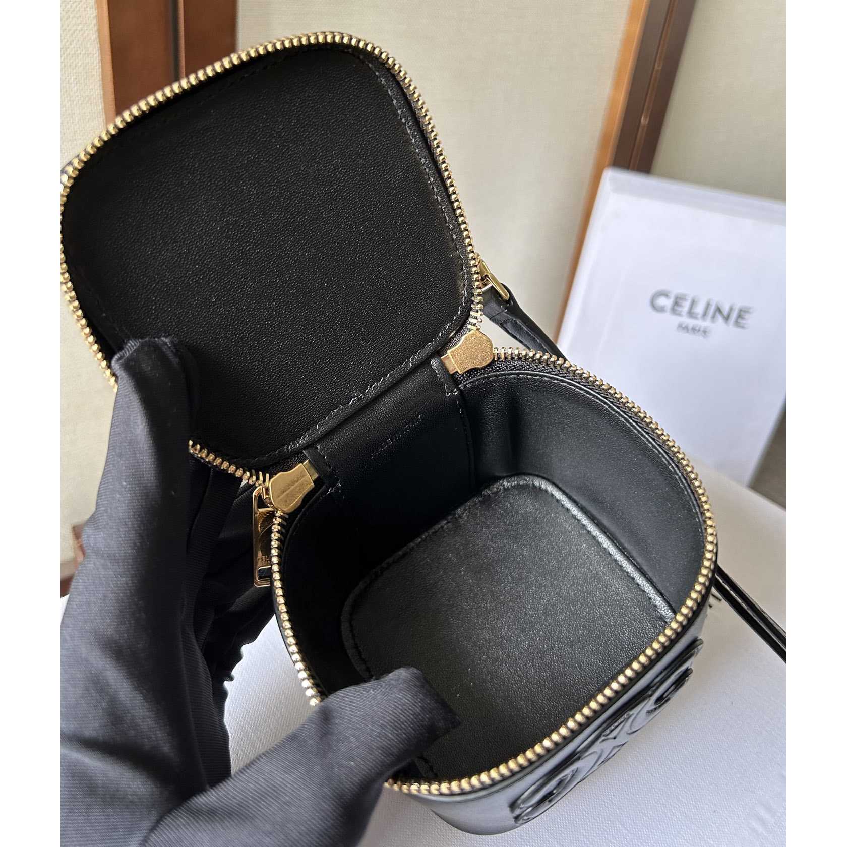 Celine Mini Vanity Case In Smooth Calfskin - FashionPlug
