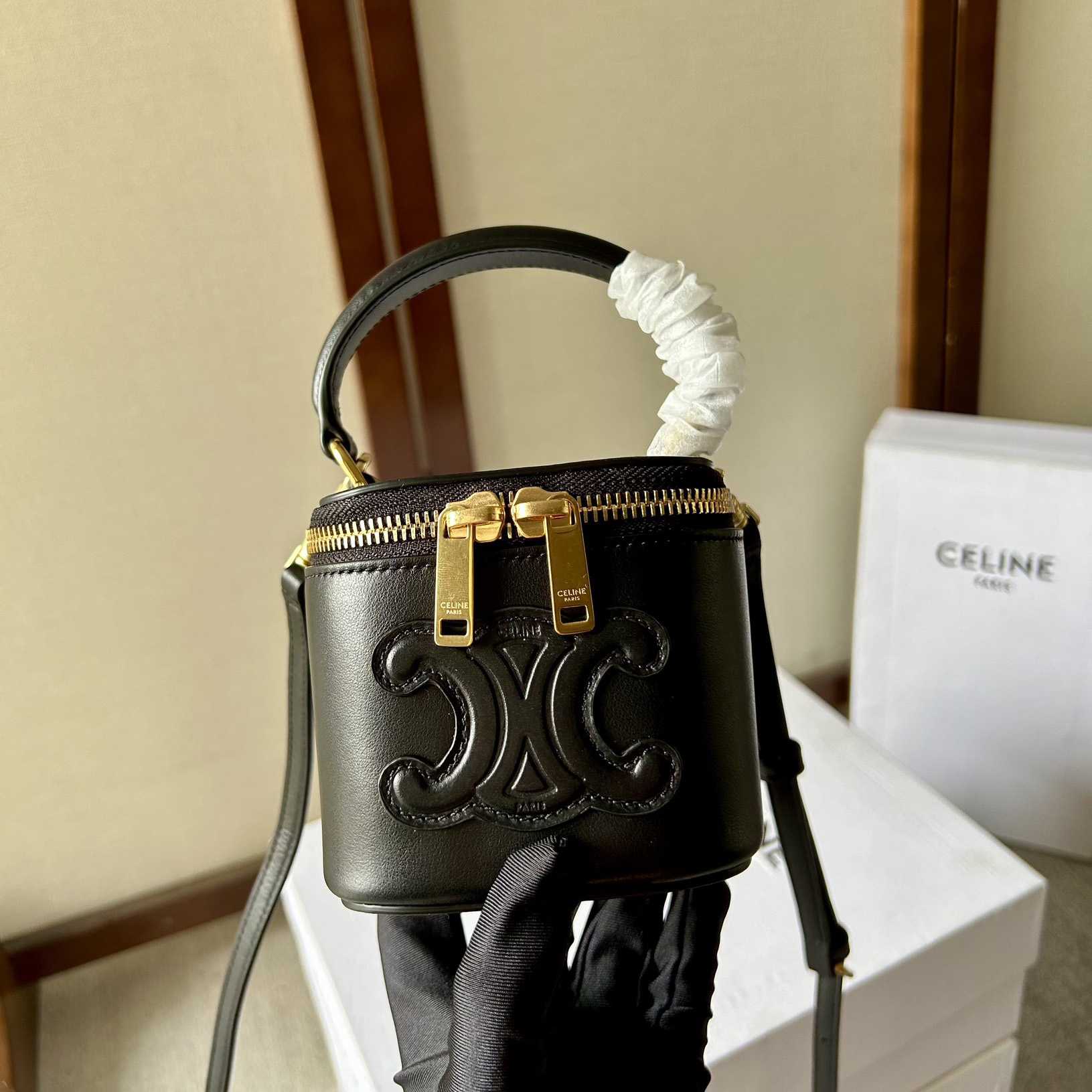 Celine Mini Vanity Case In Smooth Calfskin - FashionPlug