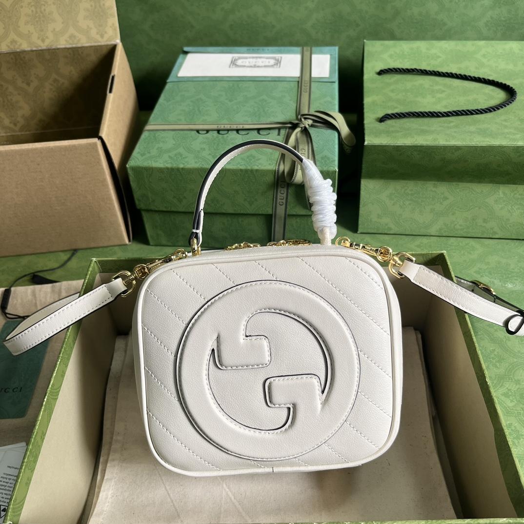 Gucci Blondie Top Handle Bag (17-15-9cm) - FashionPlug