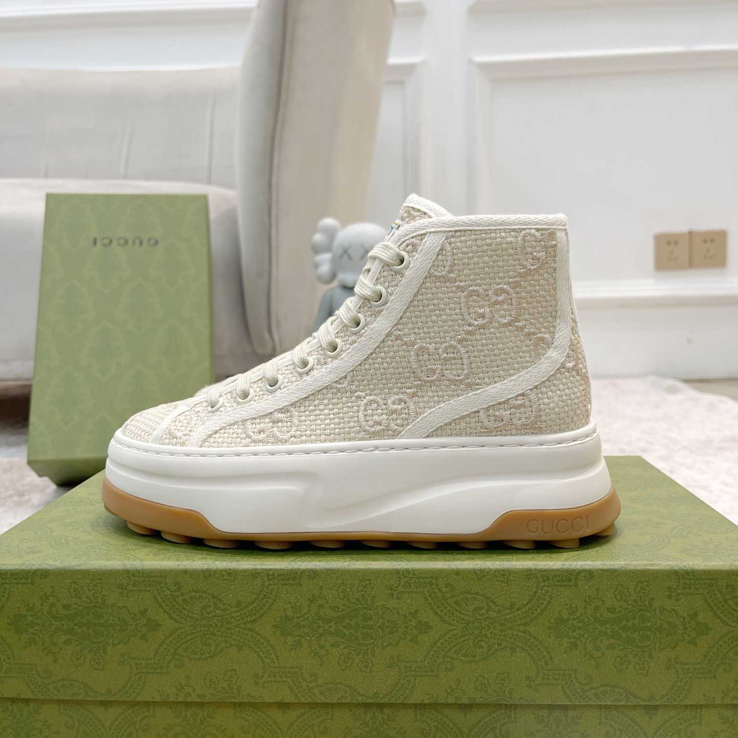 Gucci GG High Top Sneaker - FashionPlug