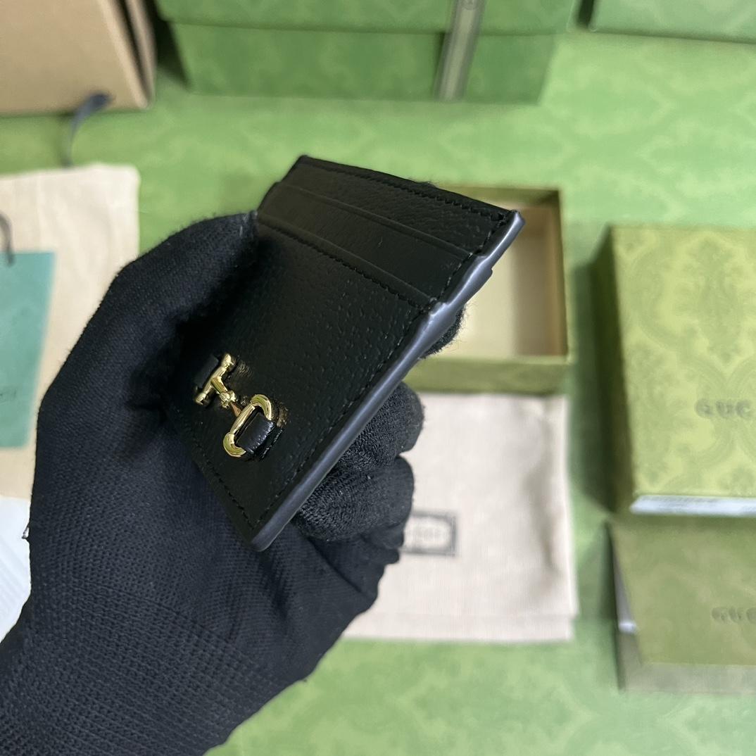 Gucci Card Case With Horsebit(10-7cm)    - FashionPlug