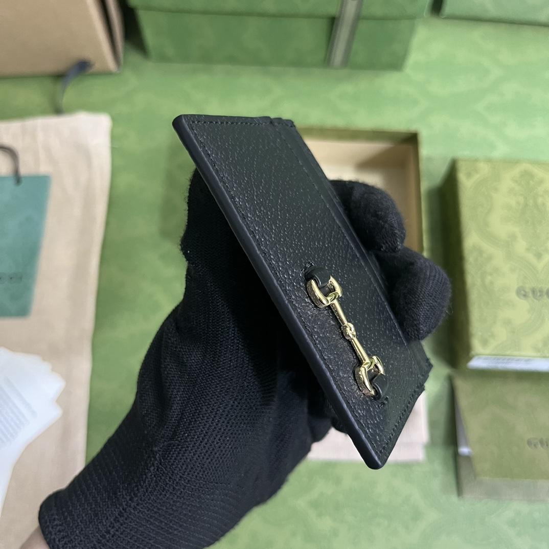 Gucci Card Case With Horsebit(10-7cm)    - FashionPlug