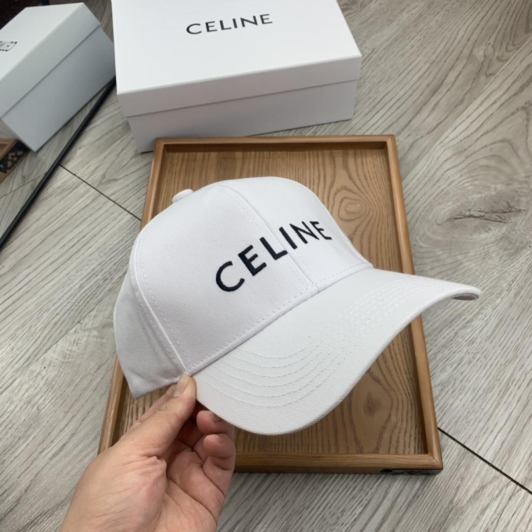 Celine Baseball Cap In Cotton - FashionPlug