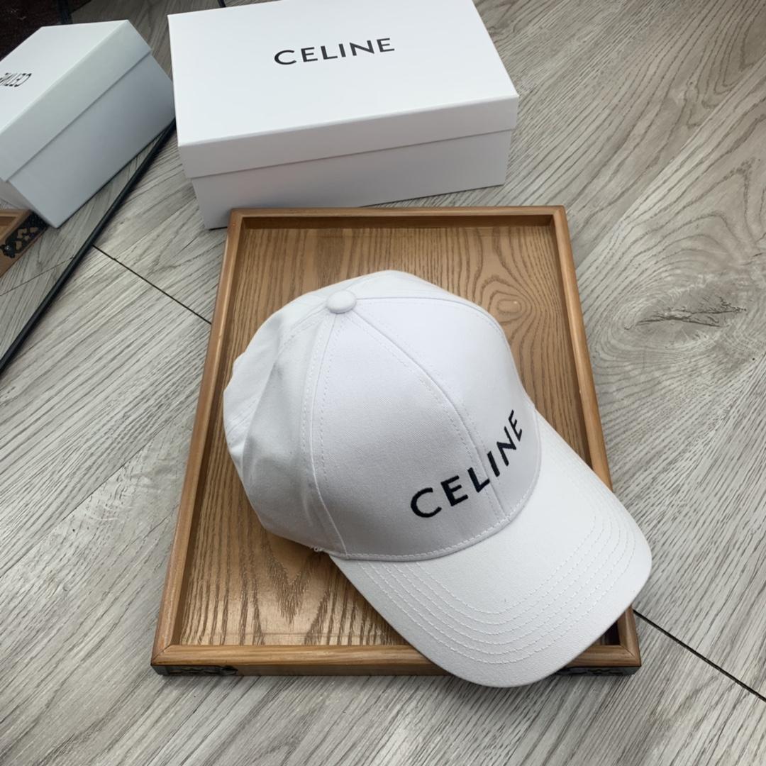 Celine Baseball Cap In Cotton - FashionPlug