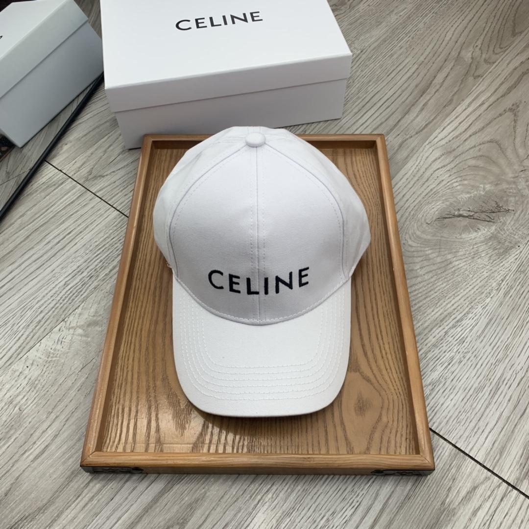 Celine Baseball Cap In Cotton - FashionPlug