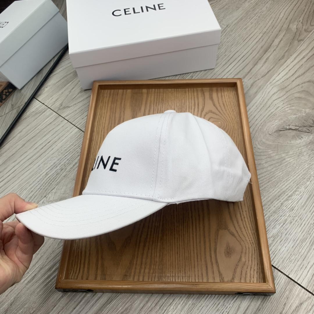 Celine Baseball Cap In Cotton - FashionPlug